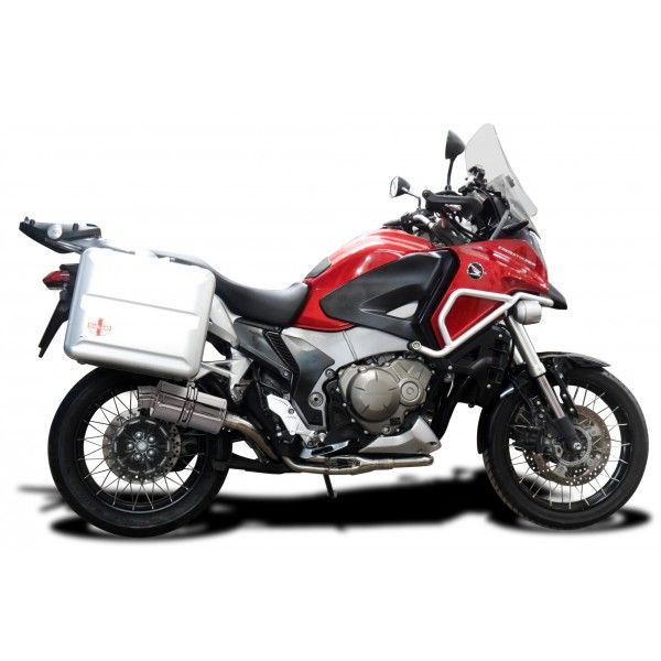 Delkevic volledig systeem Oval RVS 225mm - VFR1200X 12-19