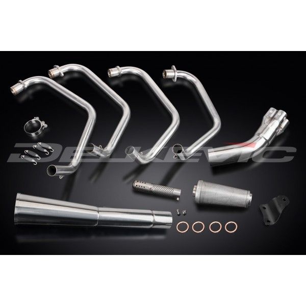 Delkevic volledig systeem Megaphone RVS 550mm - Z1000ST (1979-1980)