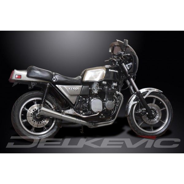 Delkevic volledig systeem Megaphone RVS 550mm - Z1000ST (1979-1980)