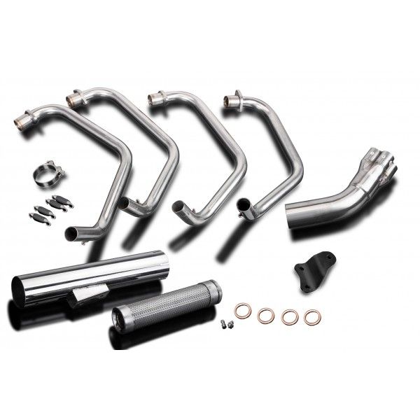 Delkevic volledig systeem Short Straight RVS 350mm - Z1000ST (1979-1980)