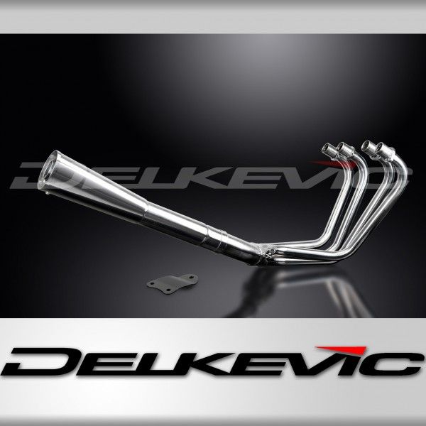 Delkevic volledig systeem Megaphone RVS 550mm - Z1000A1 A2 (1977-1978)