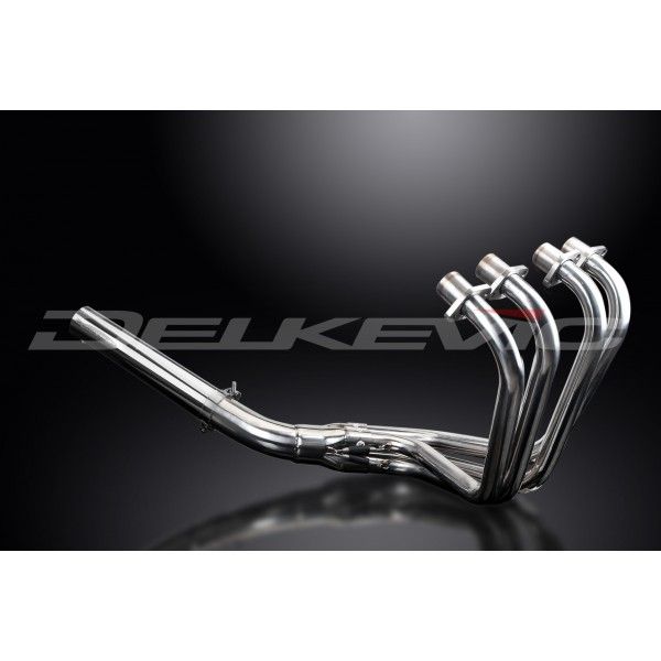 Delkevic volledig systeem Short Straight RVS 350mm - Z1000A1 A2 (1977-1978)