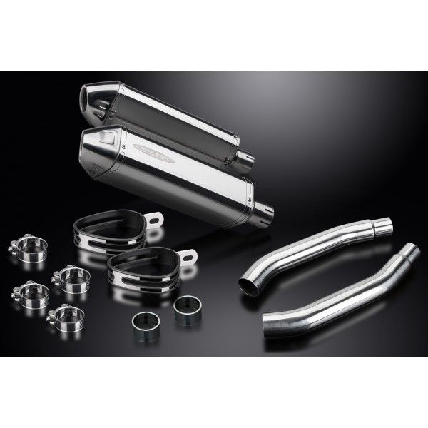 Delkevic slip-on kit Tri-Oval RVS 320mm - GSX-R1100 (1989-1992)