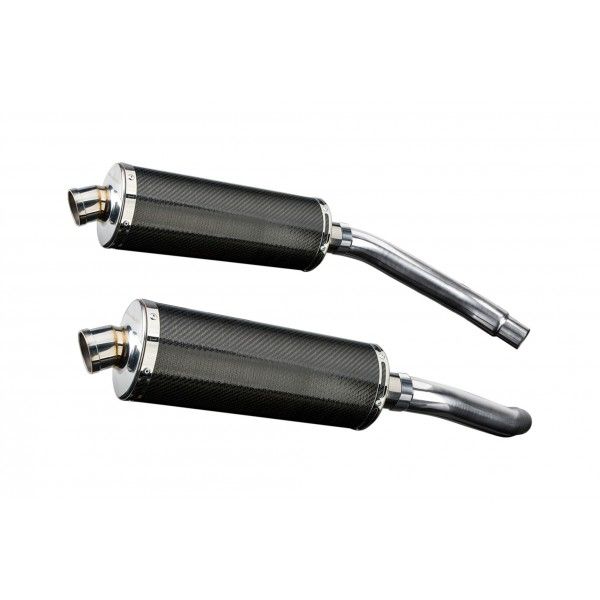 Delkevic slip-on kit Oval Carbon 350mm - GSX-R1100 (1989-1992)