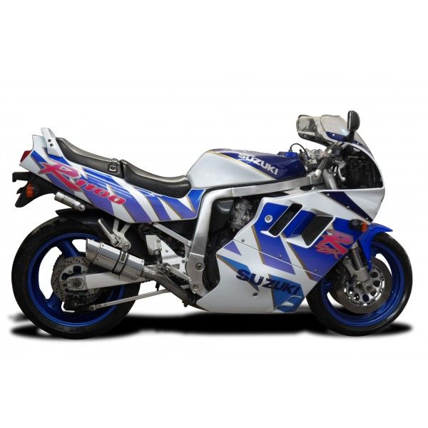 Delkevic slip-on kit Round RVS 200mm - GSX-R1100 (1989-1992)