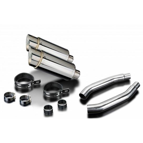 Delkevic slip-on kit Round RVS 200mm - GSX-R1100 (1989-1992)