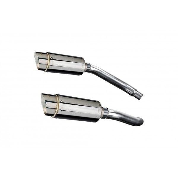 Delkevic slip-on kit Round RVS 200mm - GSX-R1100 (1989-1992)