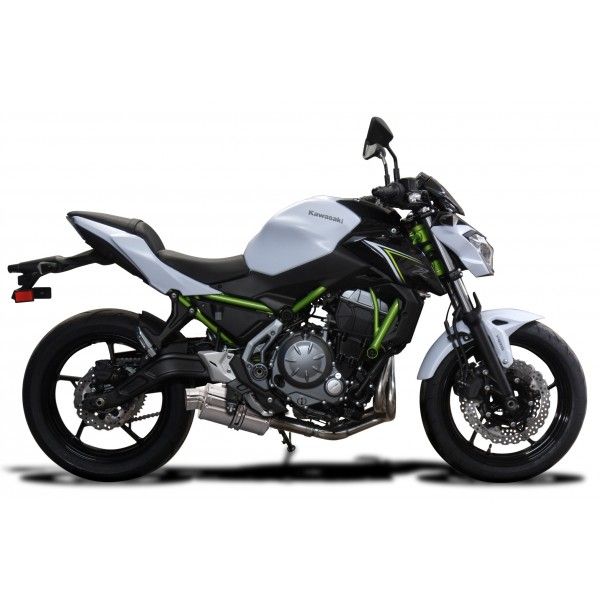 Delkevic volledig systeem Oval RVS 225mm - Z650 (2017-2020)