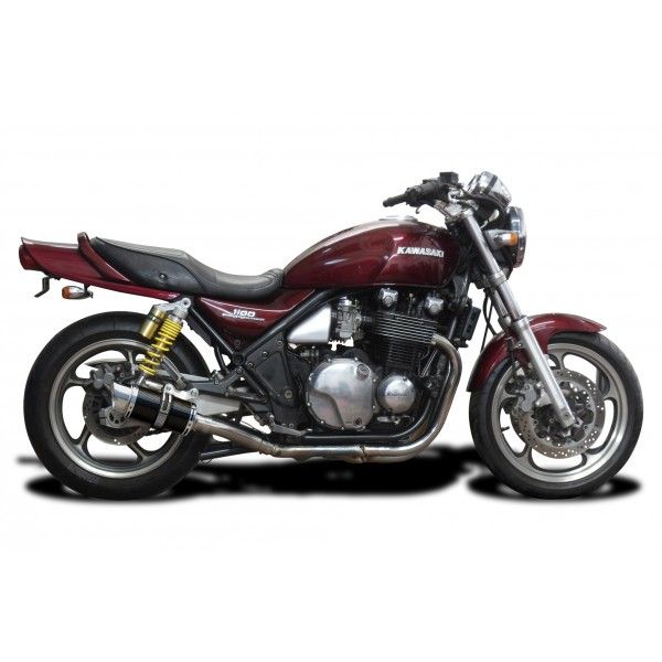 Delkevic slip-on kit Round Carbon 200mm - Zephyr 1100 ZR1100A(1992-1995)