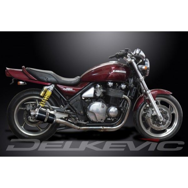 Delkevic slip-on kit Oval Carbon 225mm - Zephyr 1100 ZR1100A(1992-1995)
