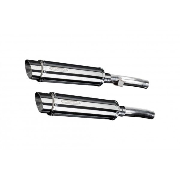 Delkevic slip-on kit Round RVS 350mm - Zephyr 1100 ZR1100A(1992-1995)