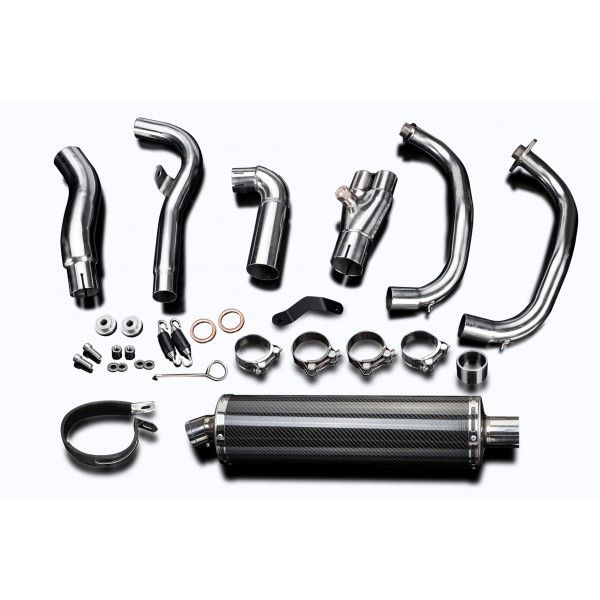 Delkevic volledig systeem Oval Carbon 450mm - NINJA 300 (2013-2019)