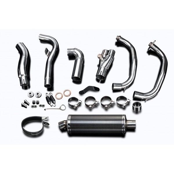 Delkevic volledig systeem Oval Carbon 350mm - NINJA 300 (2013-2019)