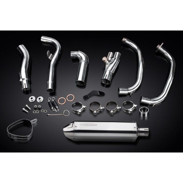 Delkevic volledig systeem Tri-Oval RVS 320mm - NINJA 300 (2013-2019)