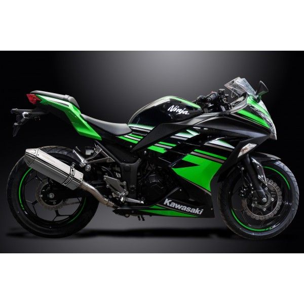 Delkevic volledig systeem Tri-Oval RVS 320mm - NINJA 300 (2013-2019)