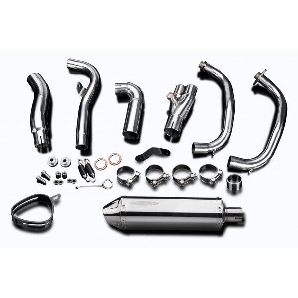 Delkevic volledig systeem Tri-Oval RVS 320mm - NINJA 300 (2013-2019)