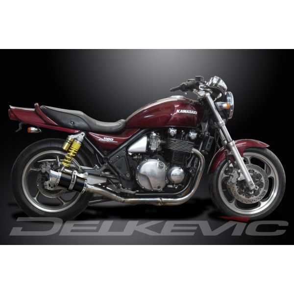 Delkevic slip-on kit Round Carbon 200mm - Zephyr 1100 ZR1100B (1996-1997)