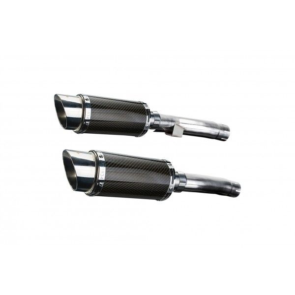 Delkevic slip-on kit Round Carbon 200mm - Zephyr 1100 ZR1100B (1996-1997)