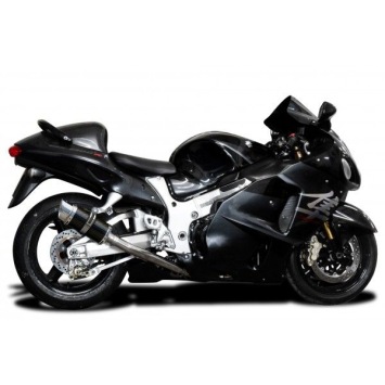 Delkevic volledig systeem Round Carbon 200mm - GSX1300R HAYABUSA 1999-2007