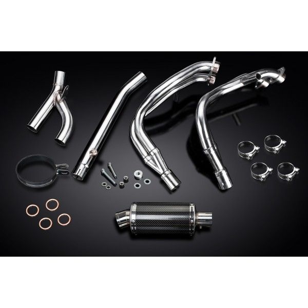 Delkevic volledig systeem Oval Carbon 225mm - GSX1300R HAYABUSA 1999-2007