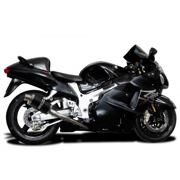 Delkevic volledig systeem Oval Carbon 225mm - GSX1300R HAYABUSA 1999-2007