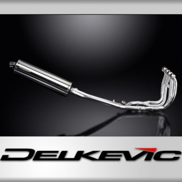 Delkevic volledig systeem Oval RVS 450mm - GSX1300R HAYABUSA 1999-2007