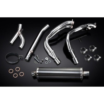 Delkevic volledig systeem Oval Carbon 450mm - GSX1300R HAYABUSA 1999-2007