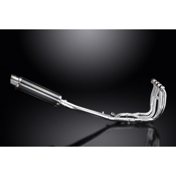 Delkevic volledig systeem Round Carbon 350mm - GSX1300R HAYABUSA 1999-2007