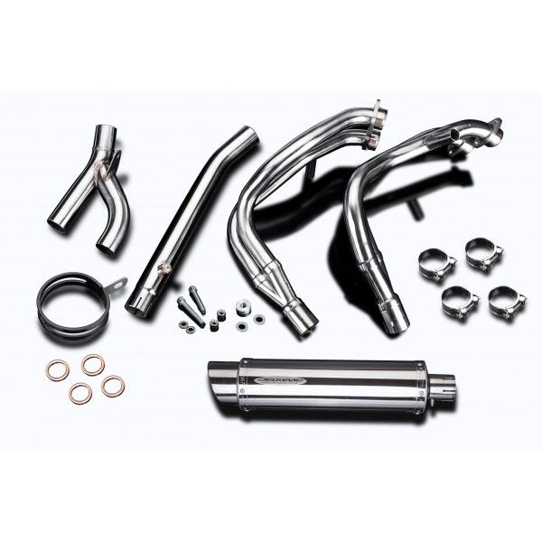 Delkevic volledig systeem Round RVS 350mm - GSX1300R HAYABUSA 1999-2007