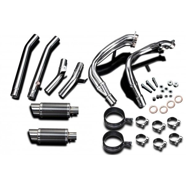 Delkevic volledig systeem Round Carbon 200mm - GSX1300R HAYABUSA 1999-2007