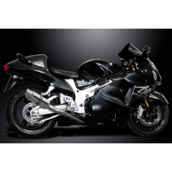 Delkevic volledig systeem Round RVS 200mm - GSX1300R HAYABUSA 1999-2007