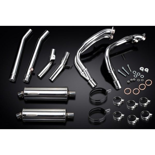 Delkevic volledig systeem Oval RVS 350mm - GSX1300R HAYABUSA 1999-2007