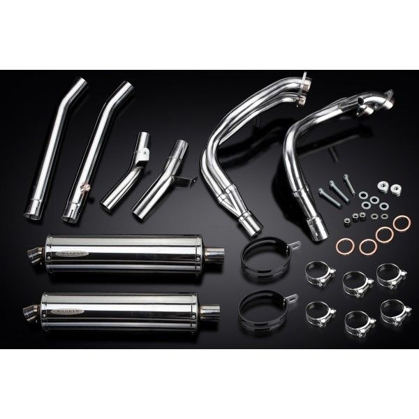 Delkevic volledig systeem Oval RVS 450mm - GSX1300R HAYABUSA 1999-2007