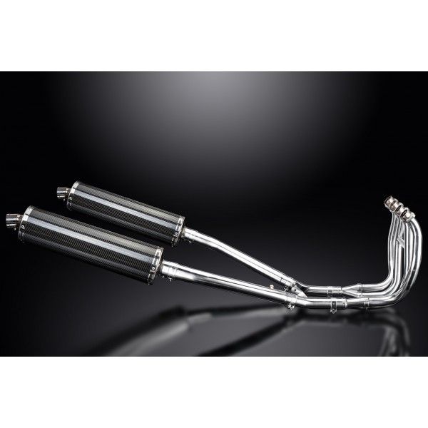Delkevic volledig systeem Oval Carbon 450mm - GSX1300R HAYABUSA 1999-2007
