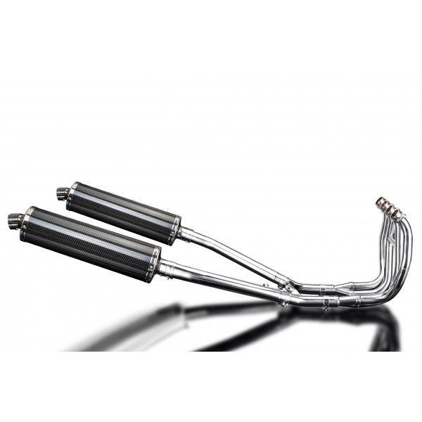 Delkevic volledig systeem Oval Carbon 450mm - GSX1300R HAYABUSA 1999-2007