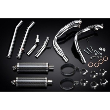 Delkevic volledig systeem Oval Carbon 350mm - GSX1300R HAYABUSA 1999-2007