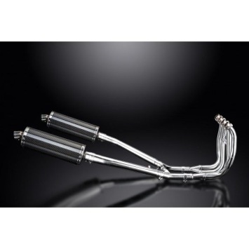 Delkevic volledig systeem Oval Carbon 350mm - GSX1300R HAYABUSA 1999-2007