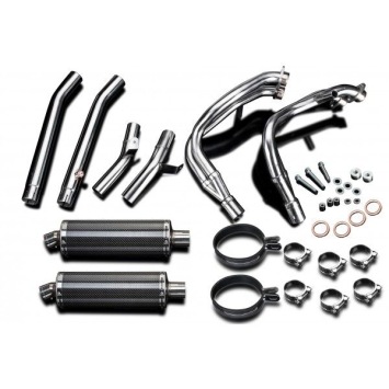 Delkevic volledig systeem Oval Carbon 350mm - GSX1300R HAYABUSA 1999-2007