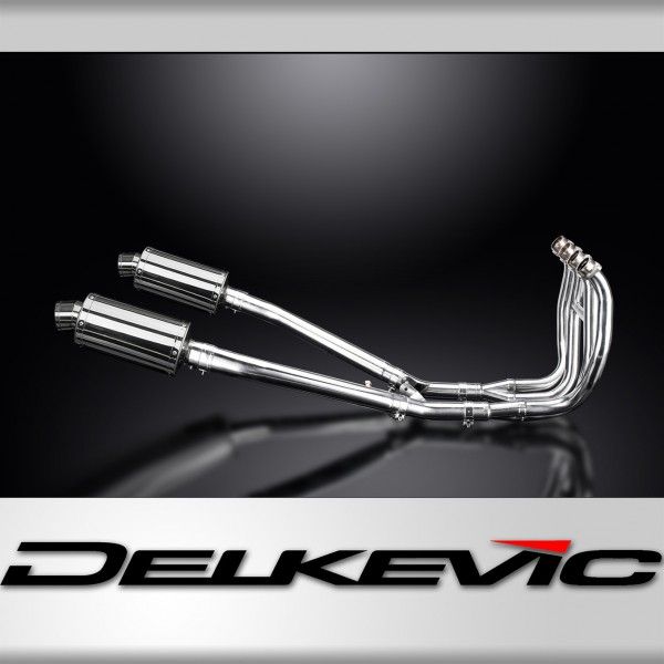 Delkevic volledig systeem Oval RVS 225mm - GSX1300R HAYABUSA 1999-2007