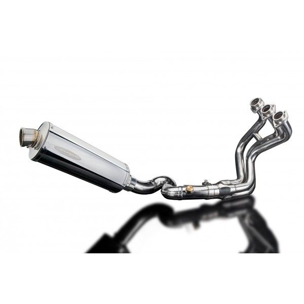 Delkevic volledig systeem Oval RVS 350mm - TRACER 900 15-20