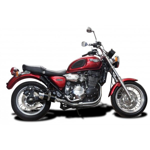 Delkevic slip-on kit Round Carbon 200mm - LEGEND (1998-2001)