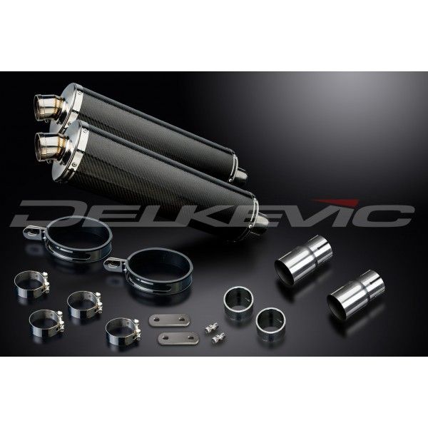 Delkevic slip-on kit Oval Carbon 450mm - LEGEND (1998-2001)