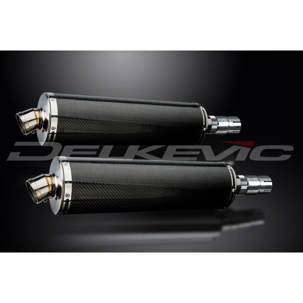 Delkevic slip-on kit Oval Carbon 450mm - LEGEND (1998-2001)