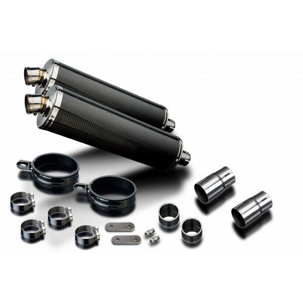 Delkevic slip-on kit Oval Carbon 450mm - LEGEND (1998-2001)