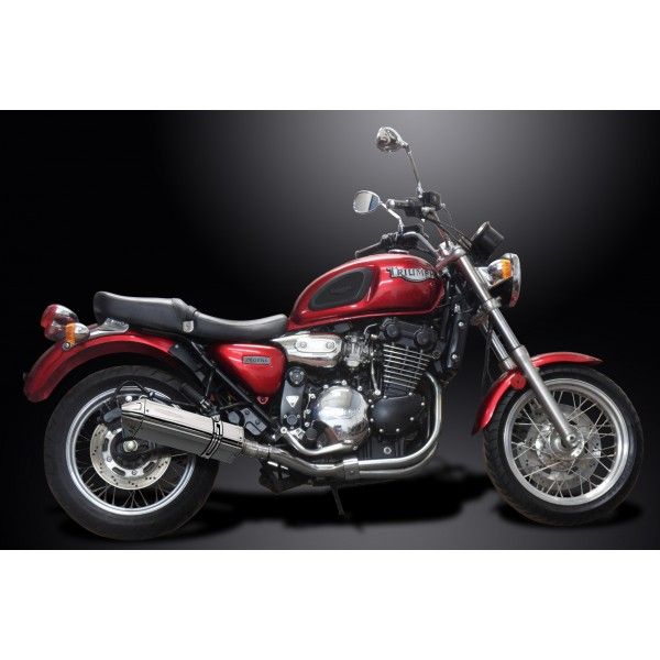 Delkevic slip-on kit Tri-Oval RVS 320mm - LEGEND (1998-2001)