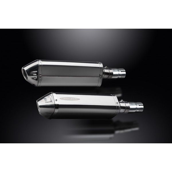 Delkevic slip-on kit Tri-Oval RVS 320mm - LEGEND (1998-2001)