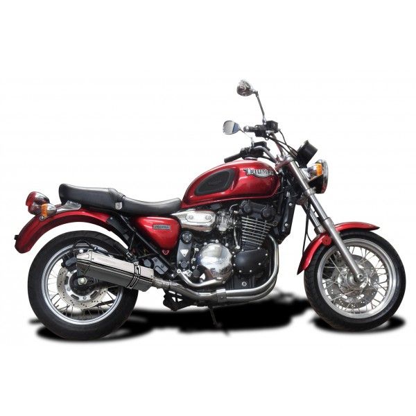 Delkevic slip-on kit Tri-Oval RVS 320mm - LEGEND (1998-2001)