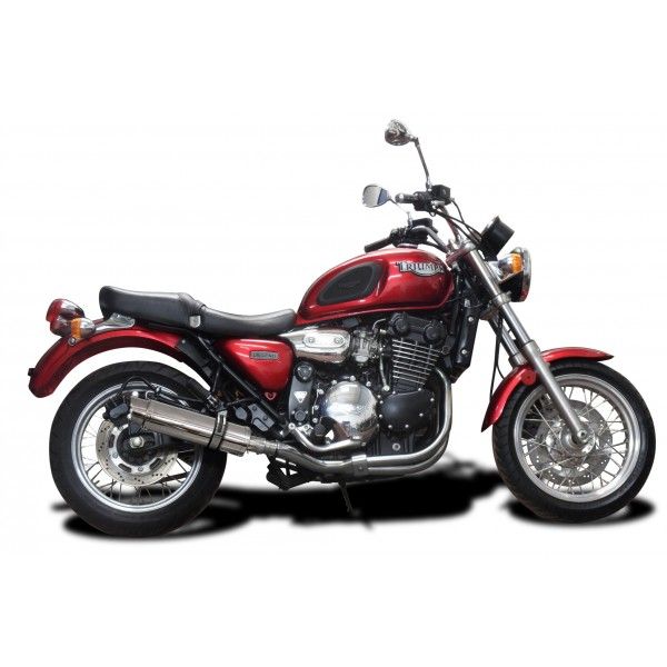 Delkevic slip-on kit Round RVS 350mm - LEGEND (1998-2001)