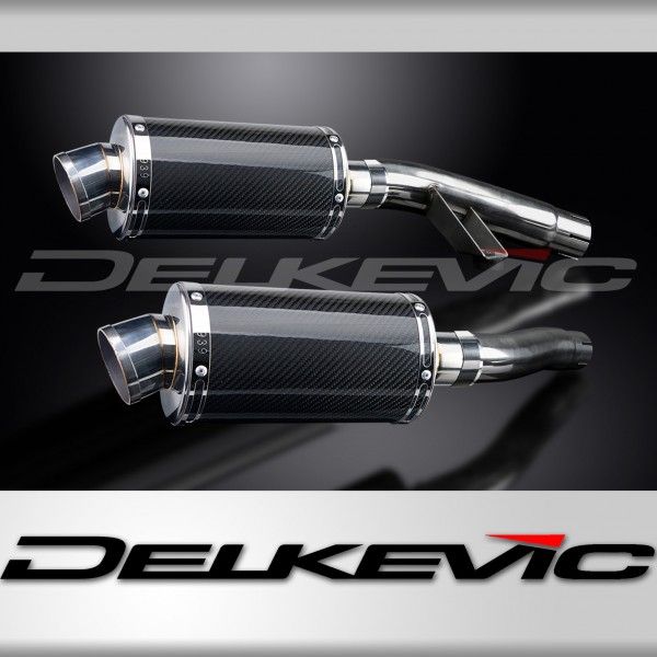 Delkevic slip-on kit Oval Carbon 225mm - Sprint Executive (1998)