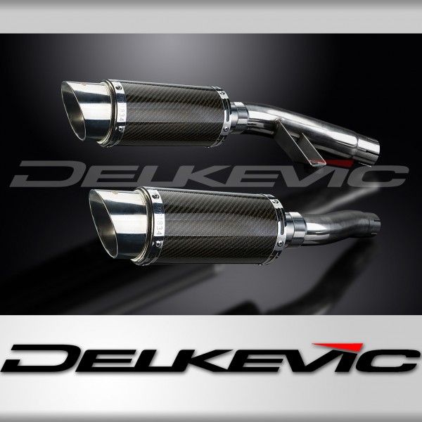 Delkevic slip-on kit Round Carbon 200mm - Sprint Executive (1998)